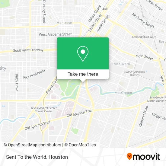 Sent To the World map