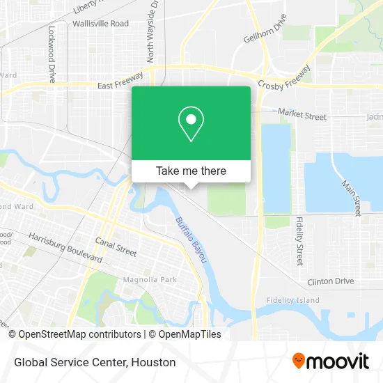 Global Service Center map