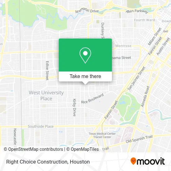 Right Choice Construction map