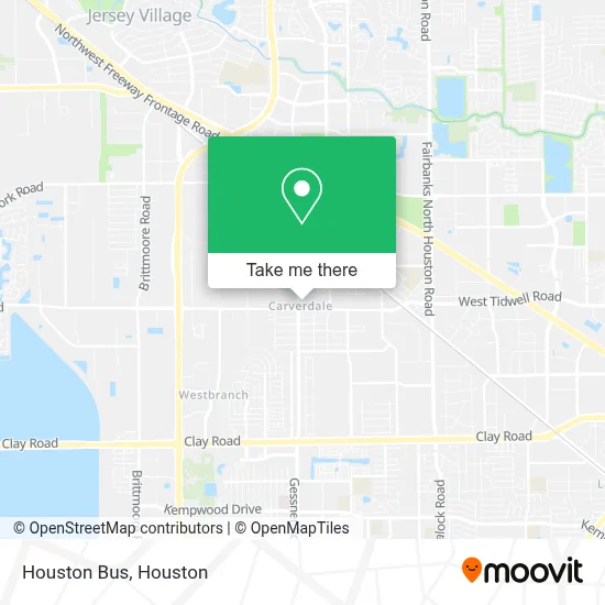 Houston Bus map