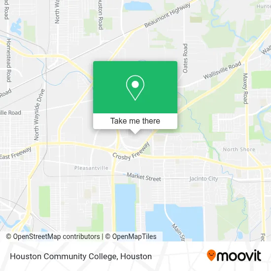 Houston Community College map