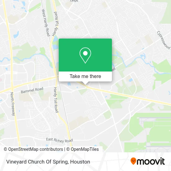Vineyard Church Of Spring map