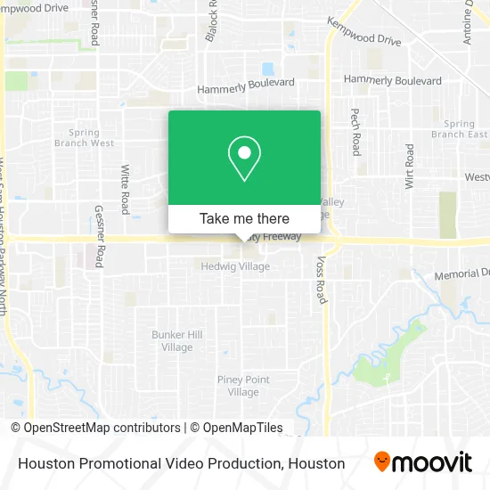 Houston Promotional Video Production map
