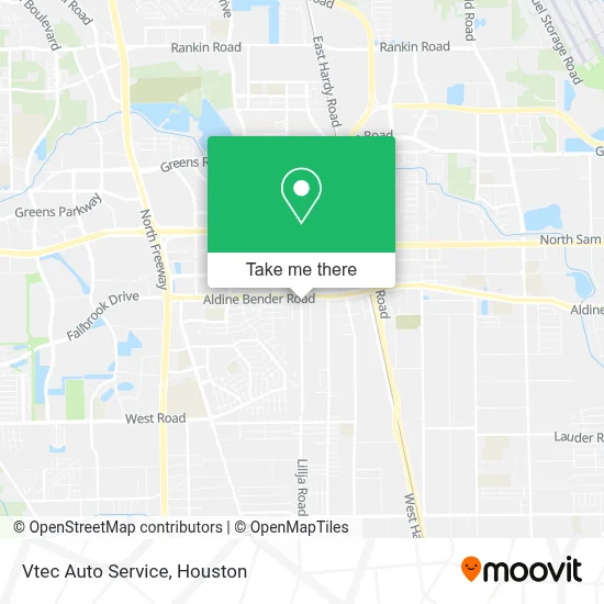 Vtec Auto Service map