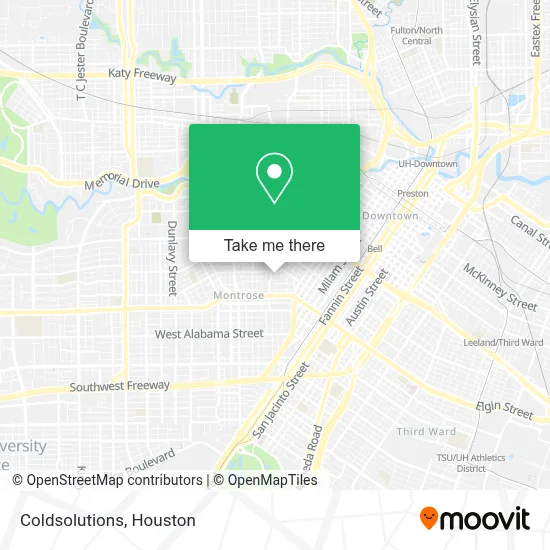 Coldsolutions map
