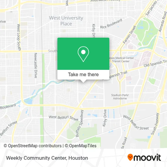 Weekly Community Center map