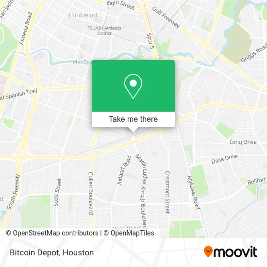 Bitcoin Depot map