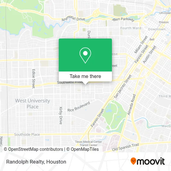 Randolph Realty map