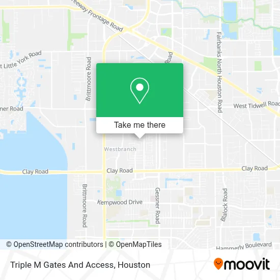 Triple M Gates And Access map
