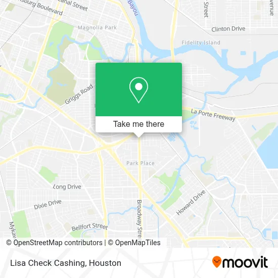 Lisa Check Cashing map