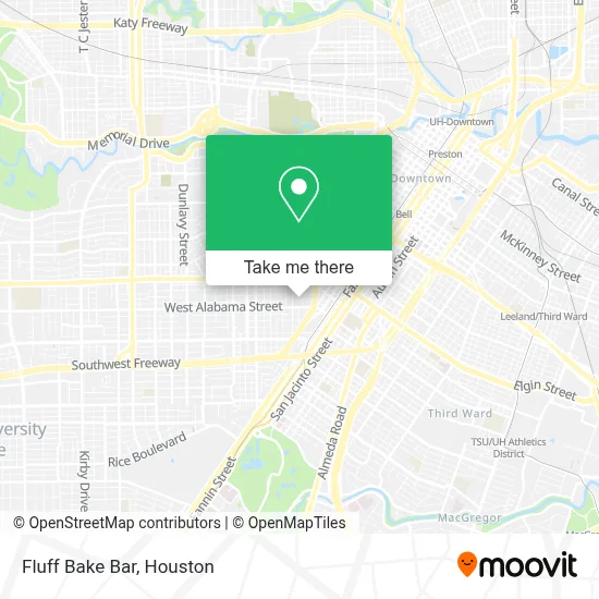 Fluff Bake Bar map