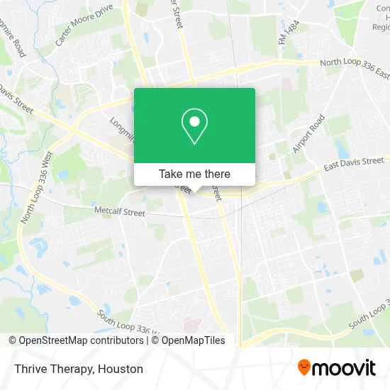 Thrive Therapy map