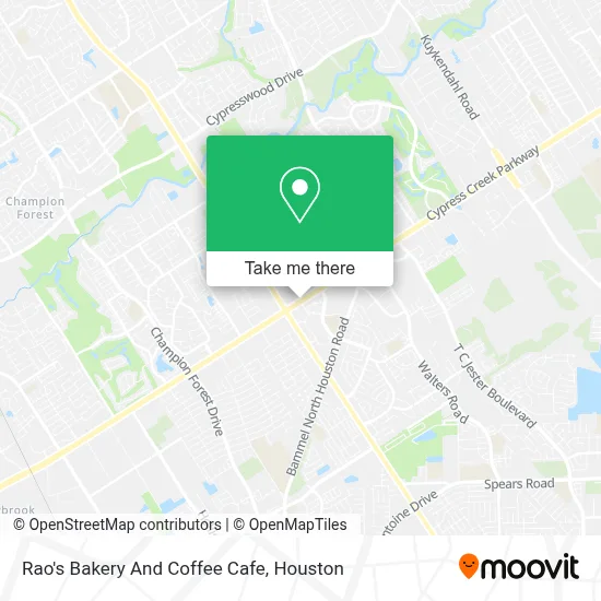 Rao's Bakery And Coffee Cafe map