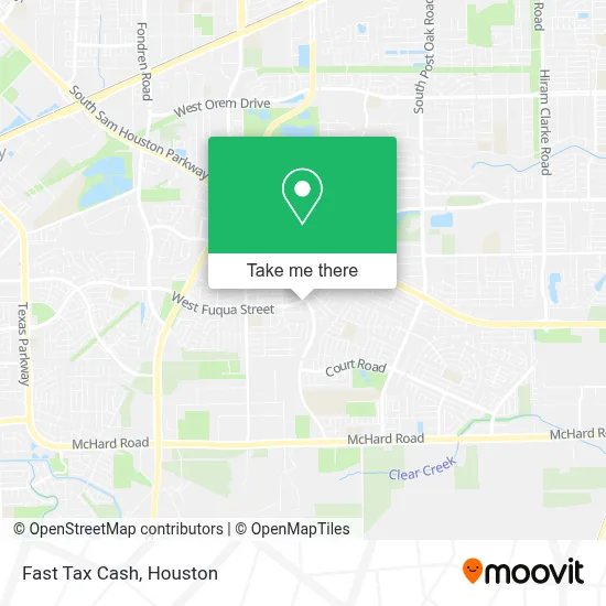 Fast Tax Cash map