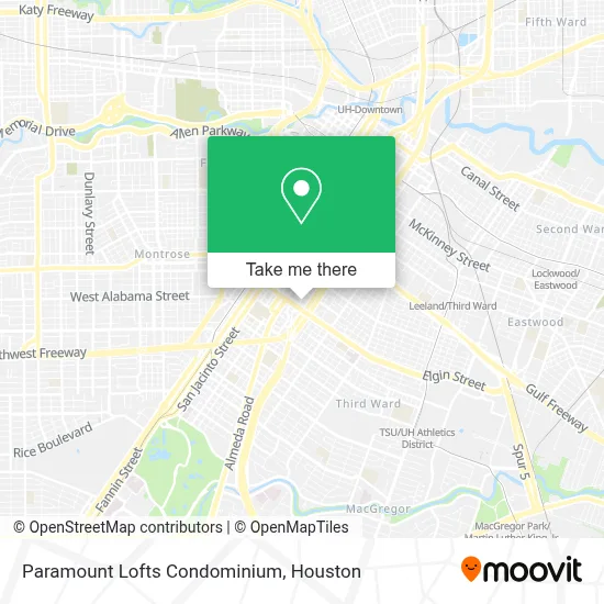 Paramount Lofts Condominium map