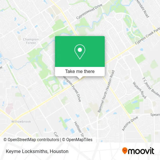 Keyme Locksmiths map