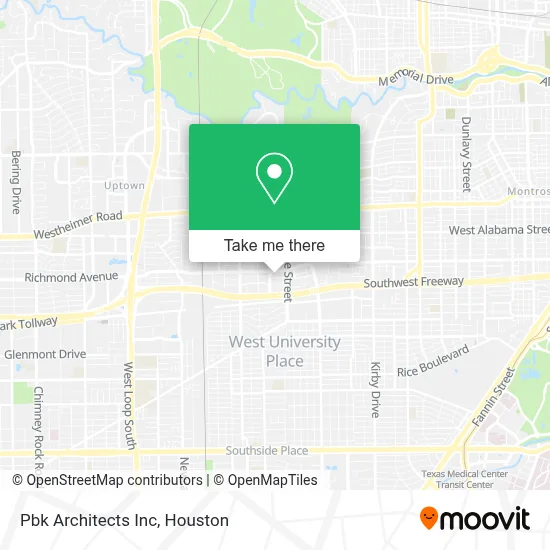 Pbk Architects Inc map