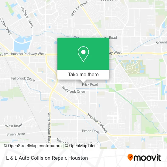 L & L Auto Collision Repair map