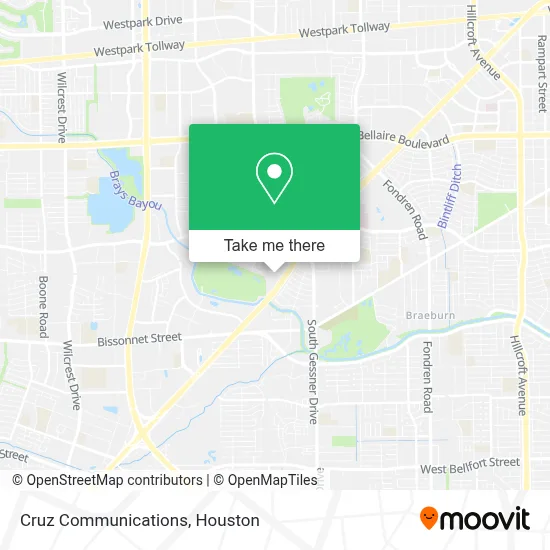 Cruz Communications map