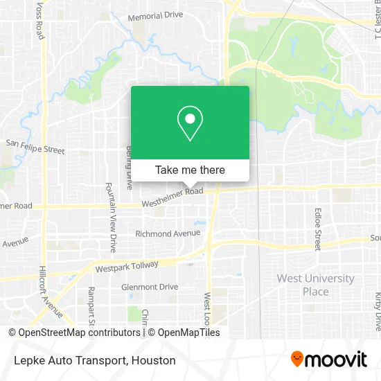 Lepke Auto Transport map