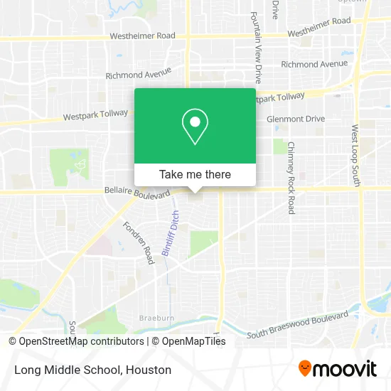 Long Middle School map