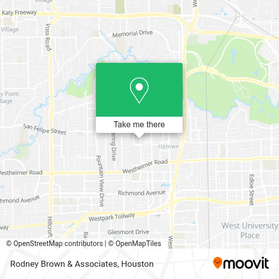 Rodney Brown & Associates map