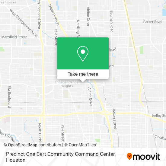 Precinct One Cert Community Command Center map