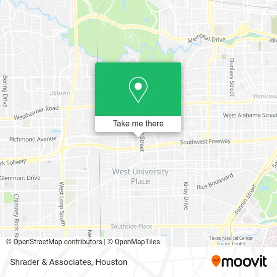 Shrader & Associates map