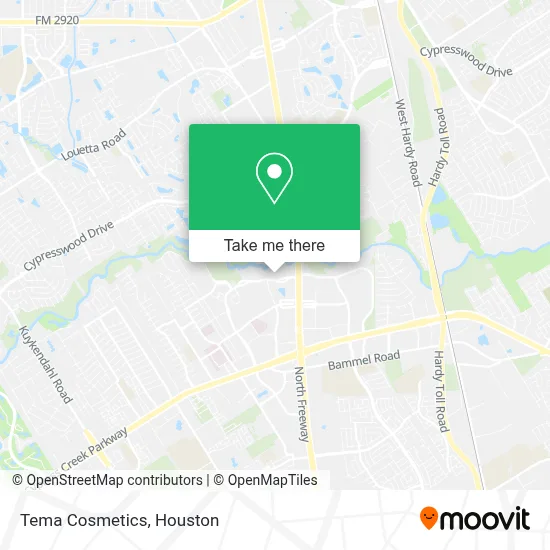 Tema Cosmetics map
