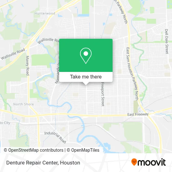 Denture Repair Center map