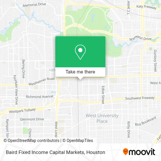 Baird Fixed Income Capital Markets map
