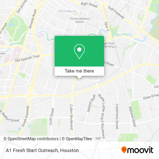 A1 Fresh Start Outreach map