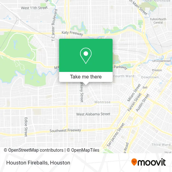 Houston Fireballs map