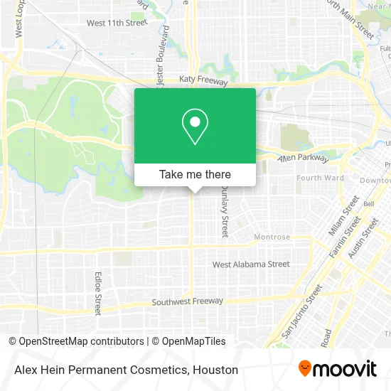 Alex Hein Permanent Cosmetics map