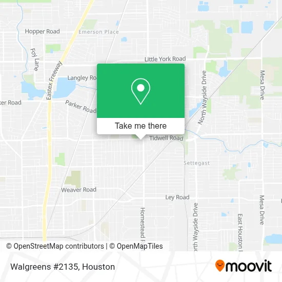 Walgreens #2135 map