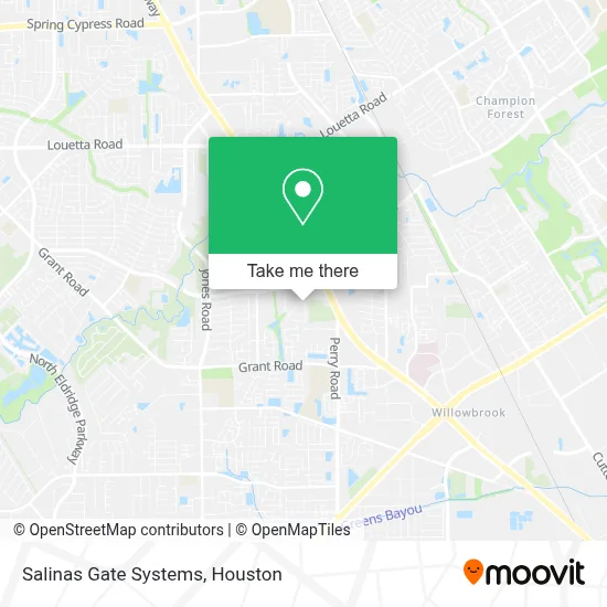 Salinas Gate Systems map