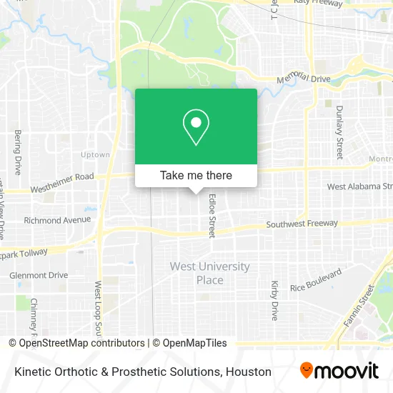 Kinetic Orthotic & Prosthetic Solutions map