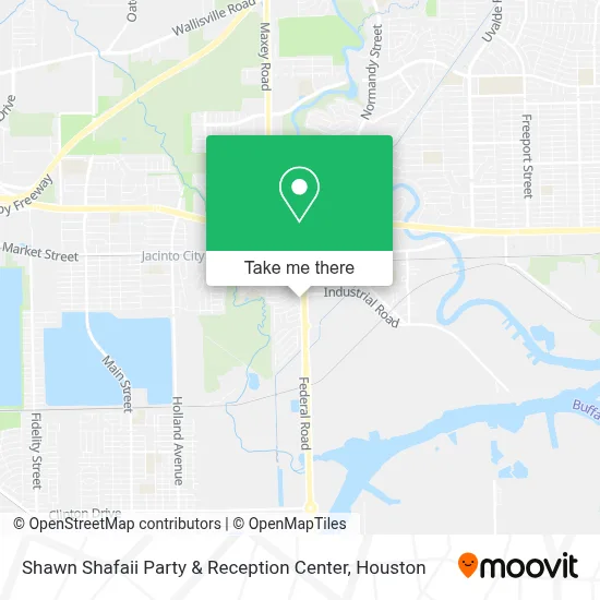 Shawn Shafaii Party & Reception Center map
