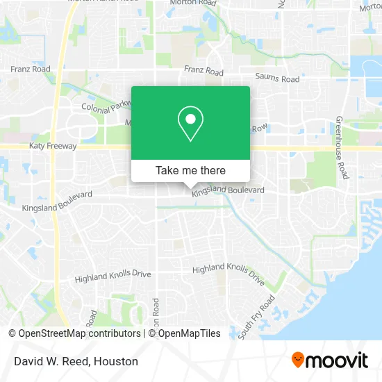 David W. Reed map