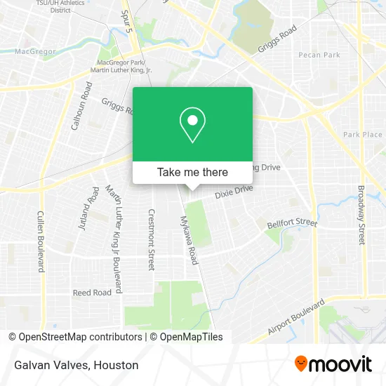 Galvan Valves map
