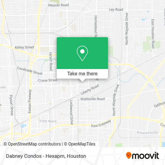 Dabney Condos - Hexapm map