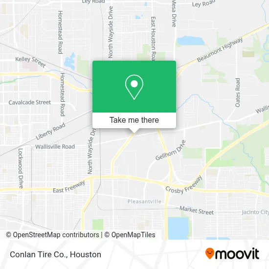 Conlan Tire Co. map