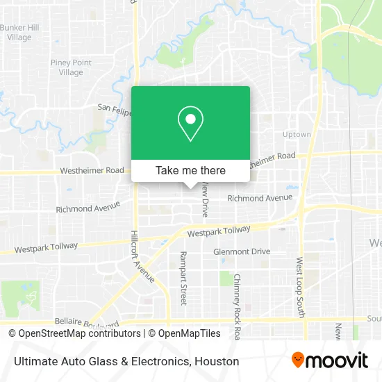 Ultimate Auto Glass & Electronics map