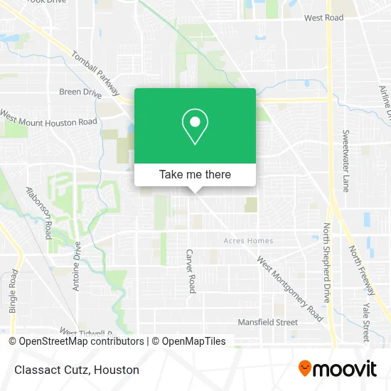 Classact Cutz map