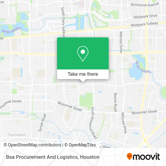 Bsa Procurement And Logistics map