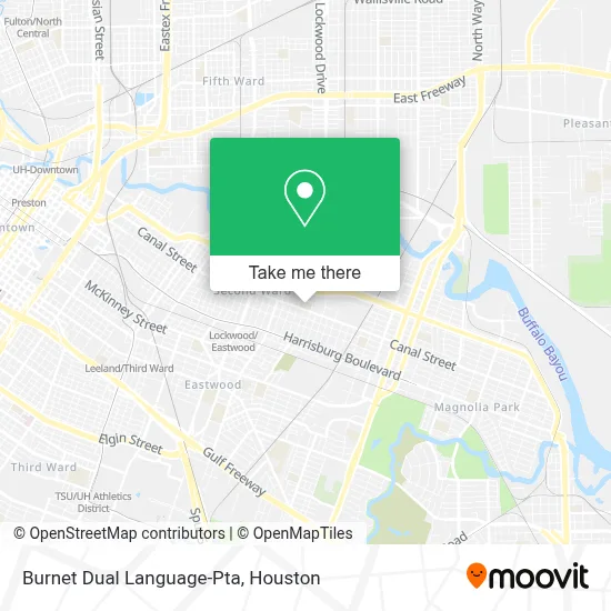 Burnet Dual Language-Pta map