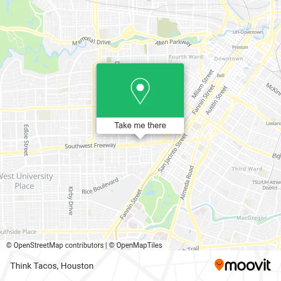 Think Tacos map