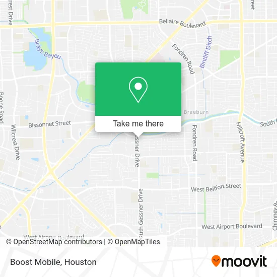 Boost Mobile map