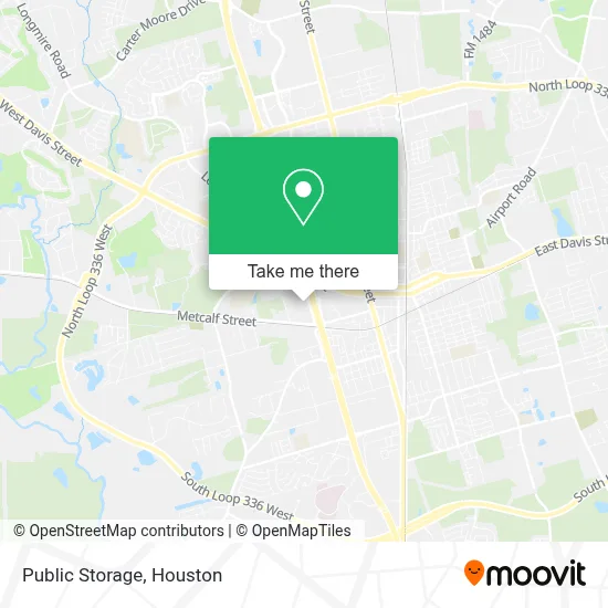 Public Storage map