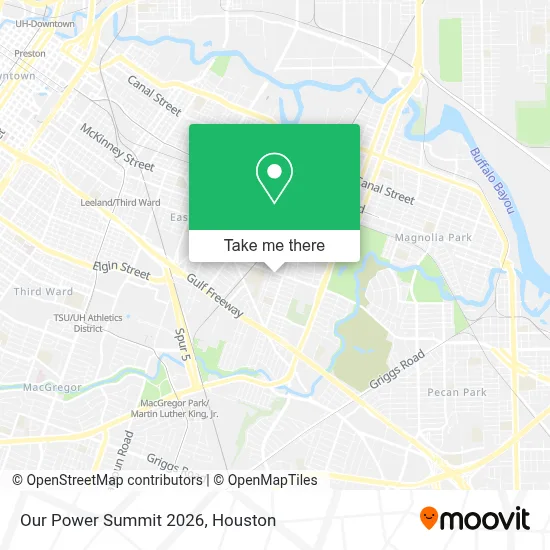 Our Power Summit 2026 map